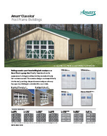 Amarr Classica Post Frame Buildings